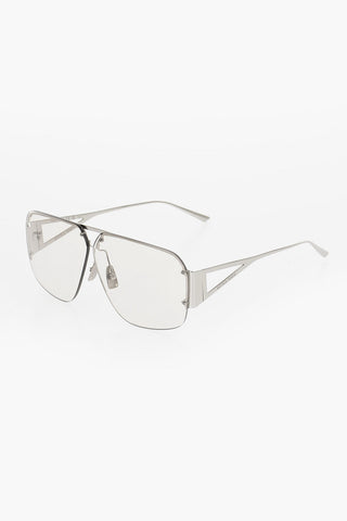 Aviator Sunglasses with Silver Effect Frame