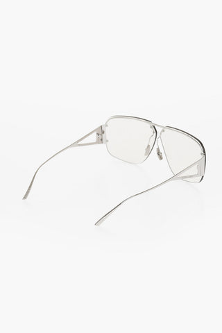 Aviator Sunglasses with Silver Effect Frame