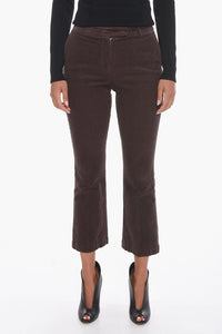 Corduroy Cropped Trousers