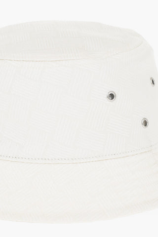 Cappello Bucket con Motivo Basket Weave