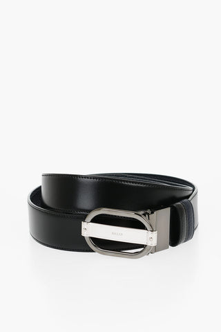 Cintura Reversibile in Pelle 35mm