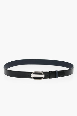 Cintura Reversibile in Pelle 35mm