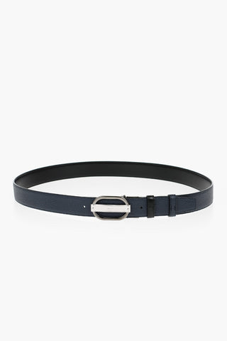 Cintura Reversibile in Pelle 35mm
