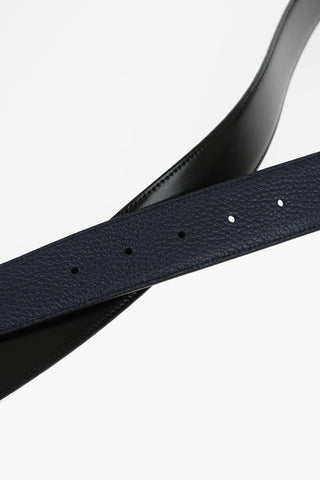 Cintura Reversibile in Pelle 35mm