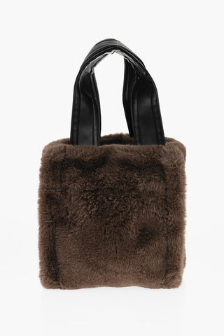 Faux Fur Handle Bag