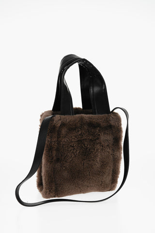 Faux Fur Handle Bag