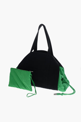 Borsa Shopper DUFFLE in Spugna e Canvas