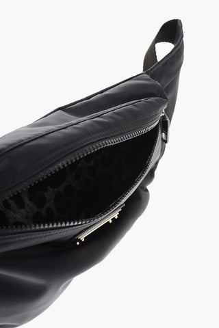 Nylon Blend NECESSAIRE Pouch with Logo Plate