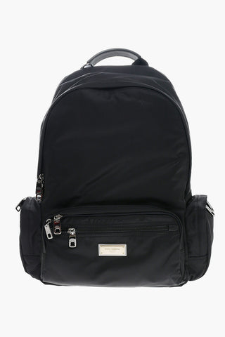Nylon Blend NECESSAIRE Multipocketed Backpack