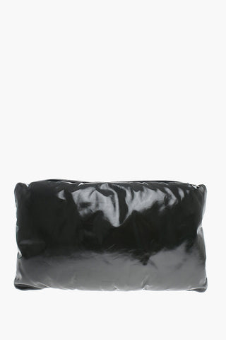 Brushed Leather PUFFY CUSHION Padded Bag