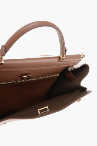 Leather TAHITI Tote Bag with Removable Shoulder Strap
