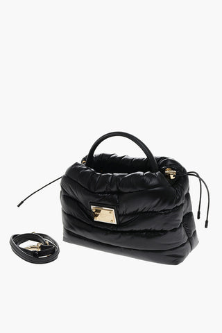 Borsa a Mano in Pelle NECESSAIRE con Cover Trapuntata