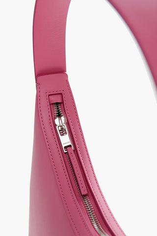 Borsa Hobo in Pelle con Chiusura a Zip