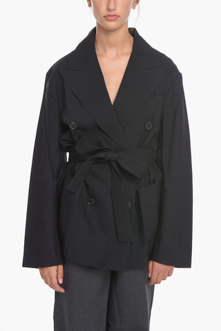 Double Breasted Blazer with Belt