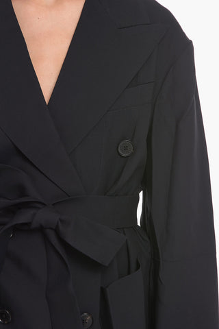 Double Breasted Blazer with Belt