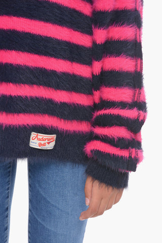 Fuzzy V-Neck UNISEX Sweater