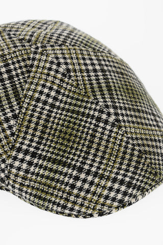 Houndstooth DONALD Flat Cap