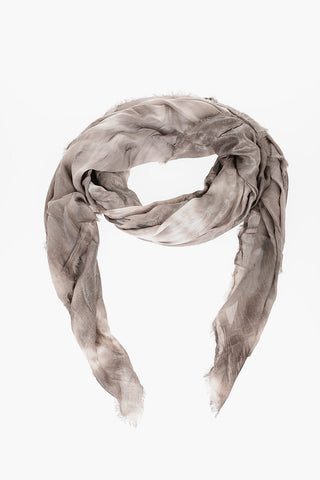 Tie Dye Effect Lurex coating CARRE' Scarf