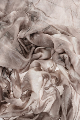 Tie Dye Effect Lurex coating CARRE' Scarf