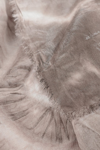 Tie Dye Effect Lurex coating CARRE' Scarf