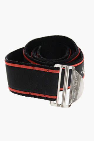 Fabric Belt with Contrasting Trims 45mm