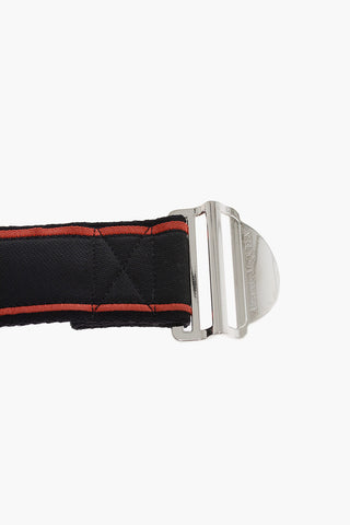 Fabric Belt with Contrasting Trims 45mm