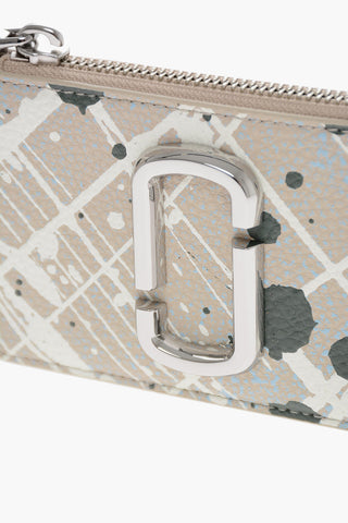 Textured Leather Wallet with Silver Tag