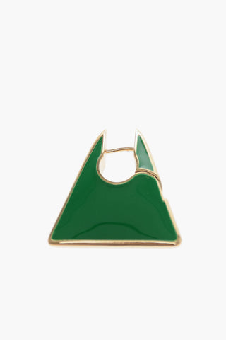 Orecchini Triangolari in Argento Smaltati