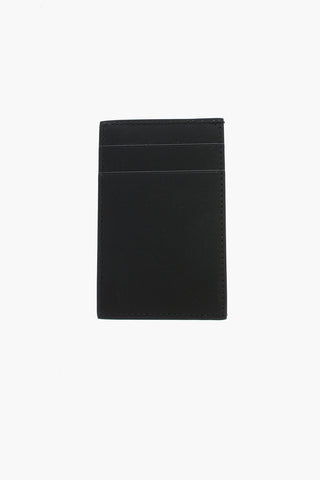 Leather Card Holder with Studs embellishment