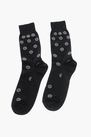 Solid Color Socks with Embroidery