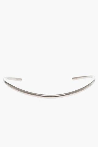 Collana Choker Slim Effetto Argentato