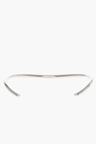 Collana Choker Slim Effetto Argentato