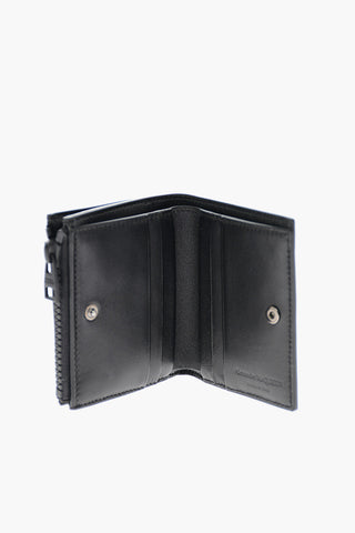 All-Over Skulls Printed Leather Wallet