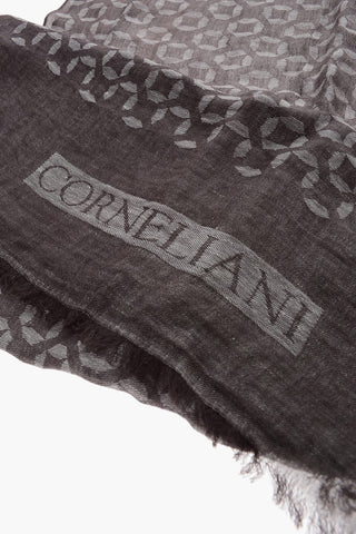 Patterned Linen Blend Foulard