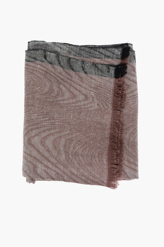 Foulard Bicolore Effetto Acid Wash