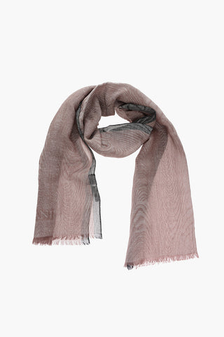 Foulard Bicolore Effetto Acid Wash