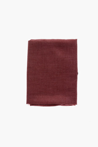 Solid Color Cashmere and Cotton Foulard