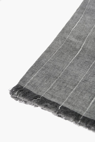Foulard in Misto Lino a Righe