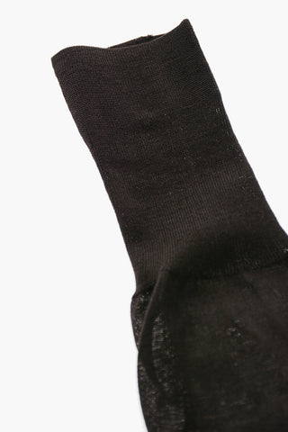 Calzini Lunghi in Cotone con Logo Stampato