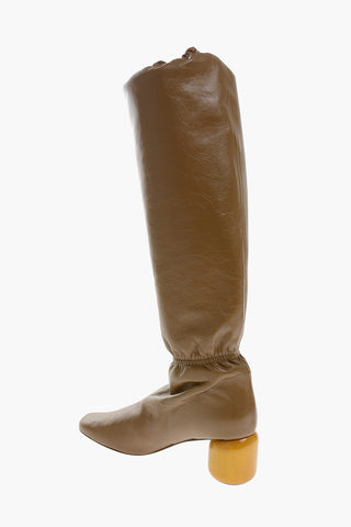 Calfskin NIKKI Boots with Block Heel 6cm