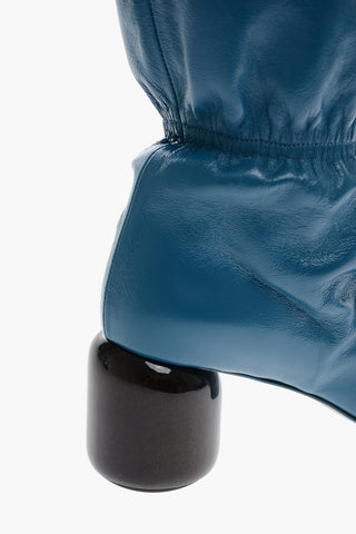 Calfskin NIKKI Boots with Block Heel 6cm