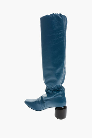Calfskin NIKKI Boots with Block Heel 6cm