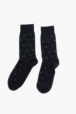 All-Over Embroidered Socks