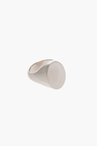 MM11 Silver Effect Signet Ring
