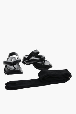 Calfskin Slides with Padding