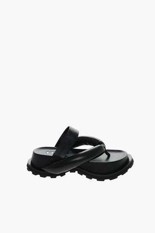 Calfskin Slides with Padding
