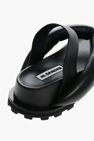 Calfskin Slides with Padding
