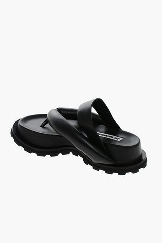 Calfskin Slides with Padding