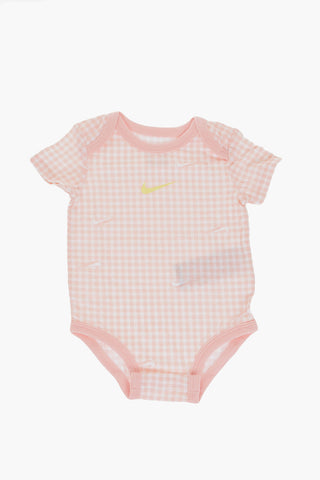 체크 크루넥 바디 3개 세트