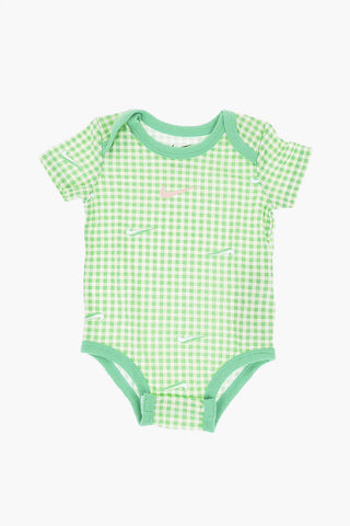 체크 크루넥 바디 3개 세트